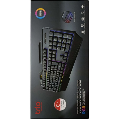 TRİO TRGKX99 KABLOLU IŞIKLI OYUNCU KLAVYE